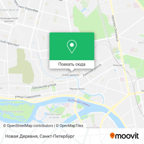 Карта Новая Деревня