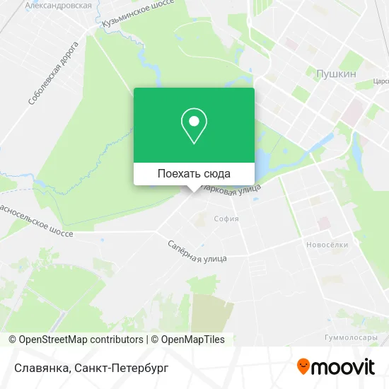 Карта Славянка