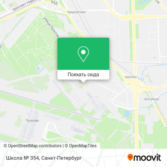Карта Школа № 354