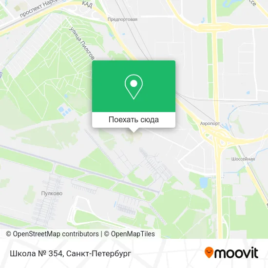 Карта Школа № 354