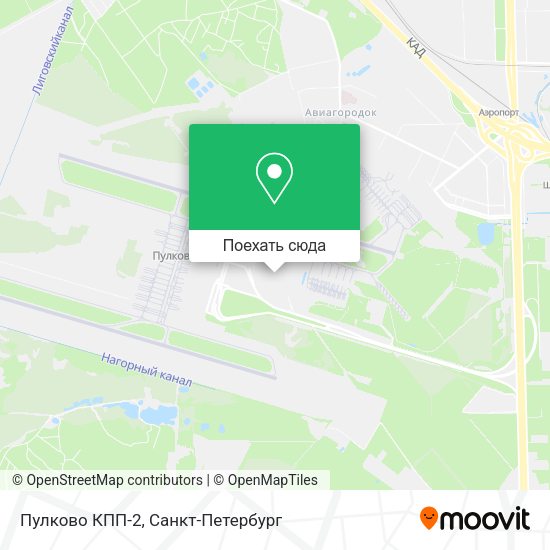 Карта Пулково КПП-2