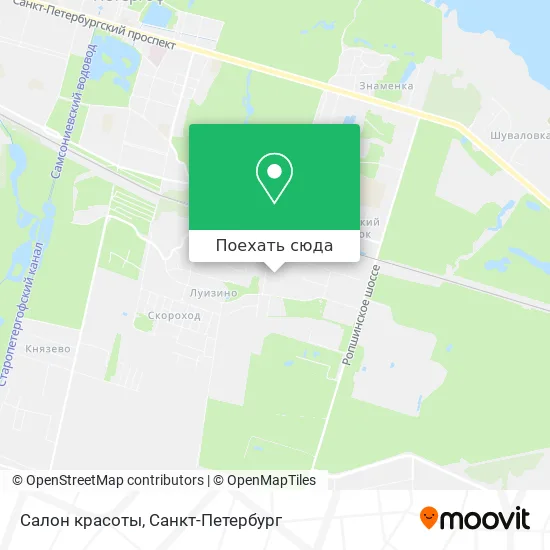 Карта Салон красоты