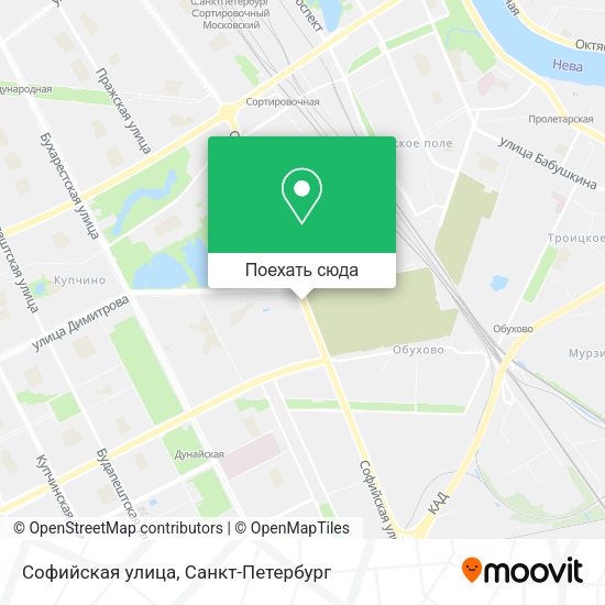 Карта Софийская улица