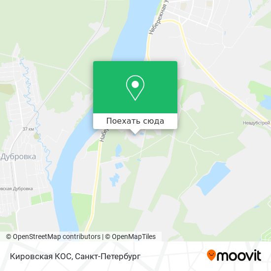 Карта Кировская КОС