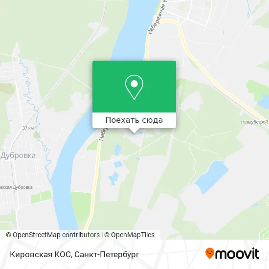 Карта Кировская КОС