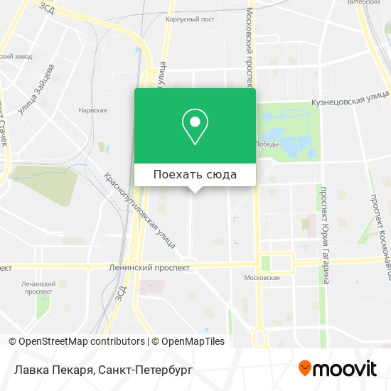 Карта Лавка Пекаря
