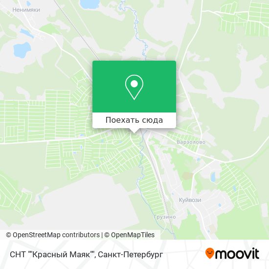 Карта СНТ ""Красный Маяк""