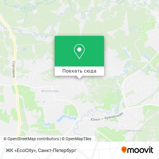Карта ЖК «EcoCity»