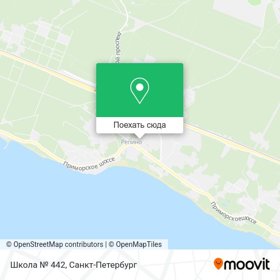 Карта Школа № 442