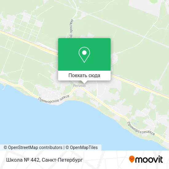 Карта Школа № 442