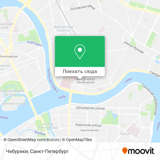 Карта Чебуреки