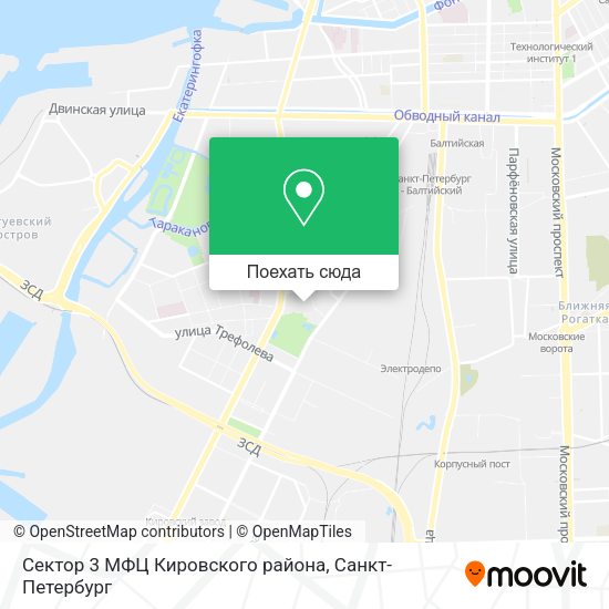 Карта Сектор 3 МФЦ Кировского района