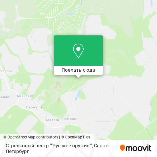 Карта Стрелковый центр ""Русское оружие""