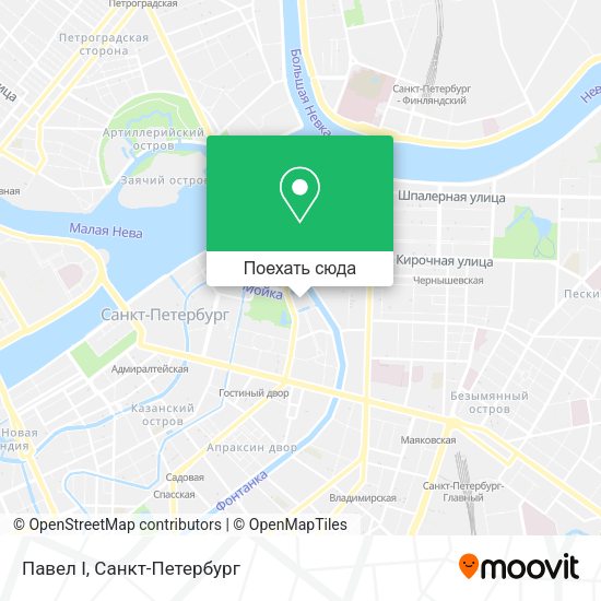 Карта Павел I