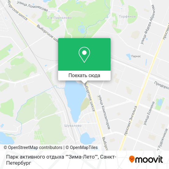 Карта Парк активного отдыха ""Зима-Лето""