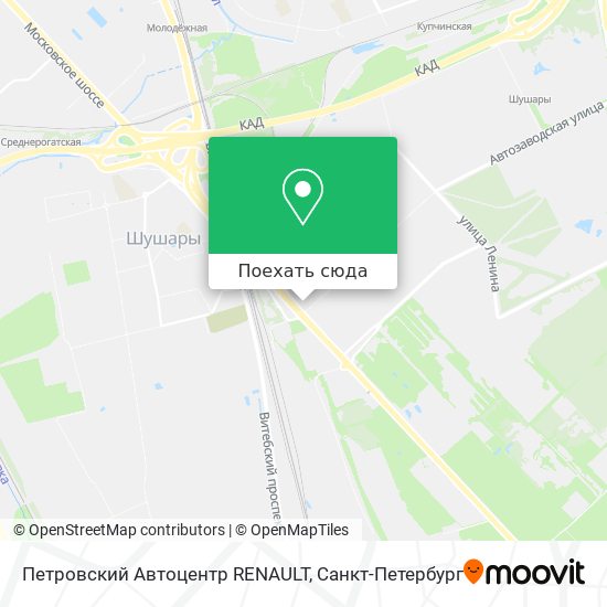 Карта Петровский Автоцентр RENAULT