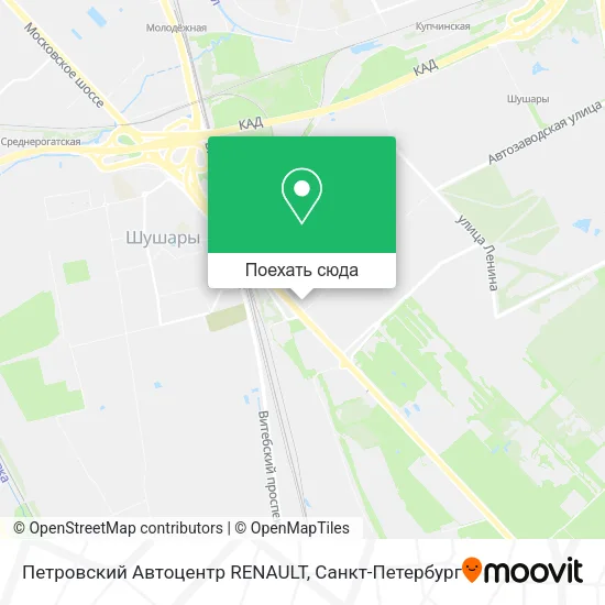 Карта Петровский Автоцентр RENAULT