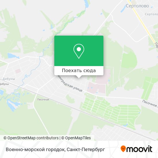 Карта Военно-морской городок