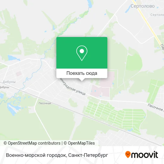 Карта Военно-морской городок