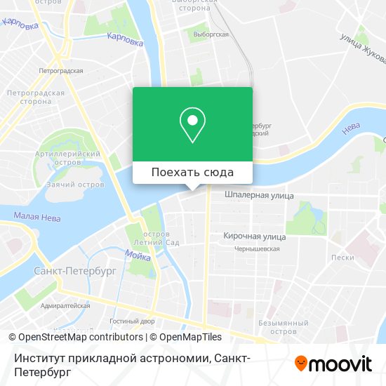 Карта Институт прикладной астрономии