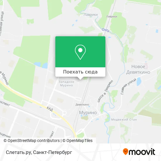 Карта Слетать.ру