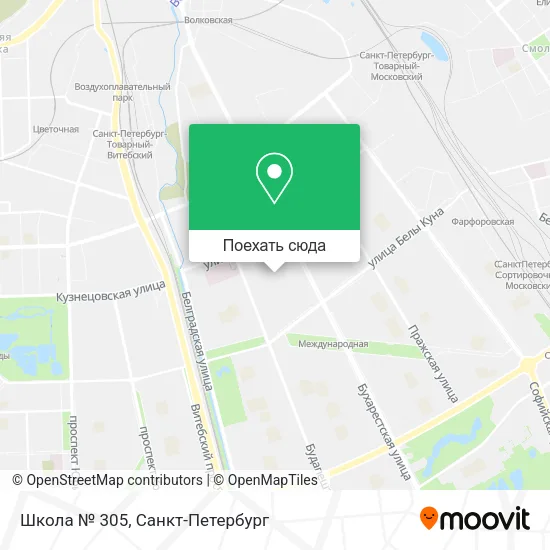Карта Школа № 305
