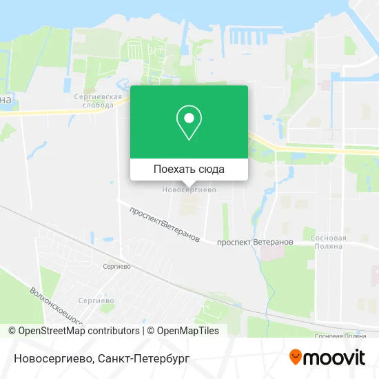 Карта Новосергиево