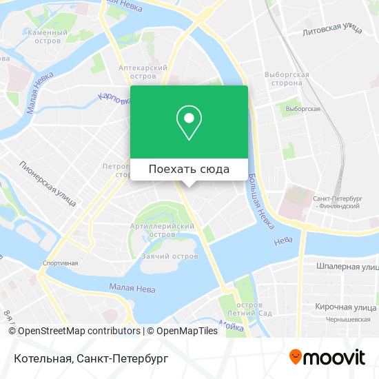 Карта Котельная