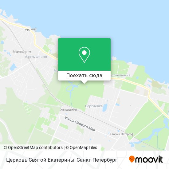 Карта Церковь Святой Екатерины
