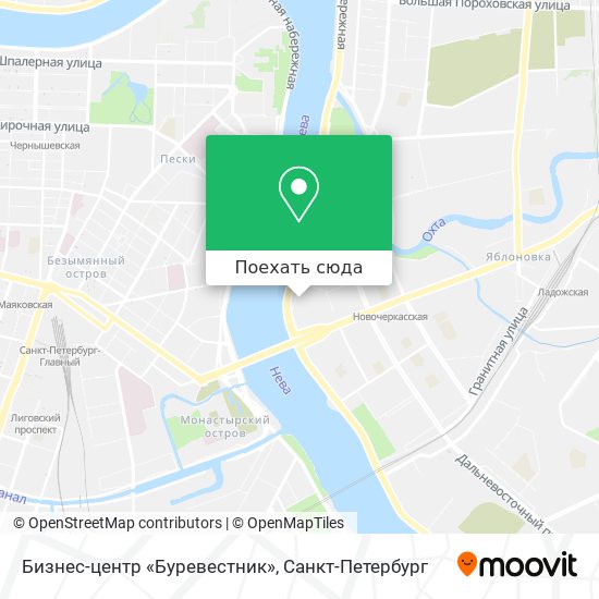 Карта Бизнес-центр «Буревестник»