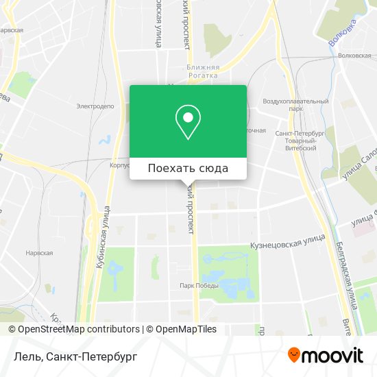 Карта Лель