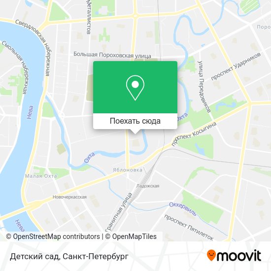 Карта Детский сад