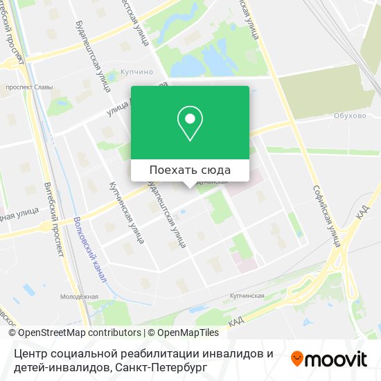 Карта Центр социальной реабилитации инвалидов и детей-инвалидов