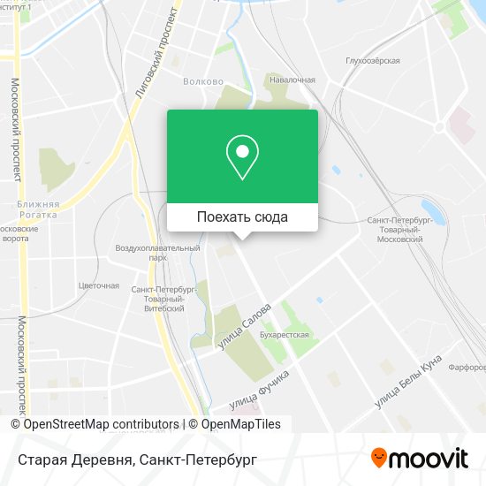 Карта Старая Деревня