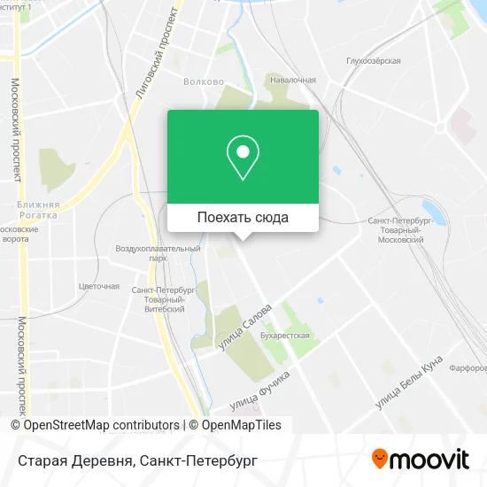 Карта Старая Деревня