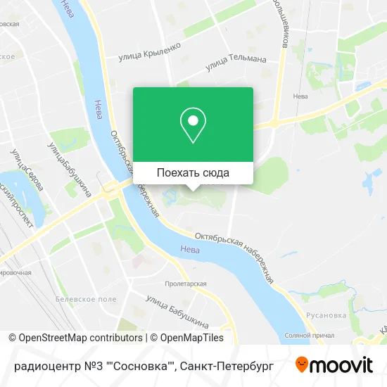 Карта радиоцентр №3 ""Сосновка""