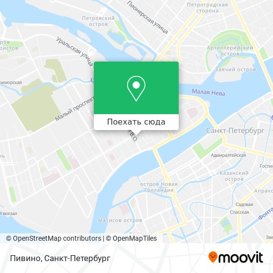 Карта Пивино