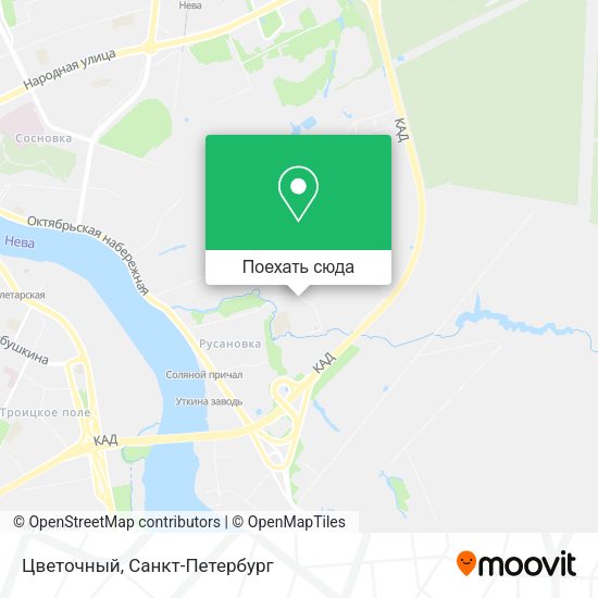 Карта Цветочный