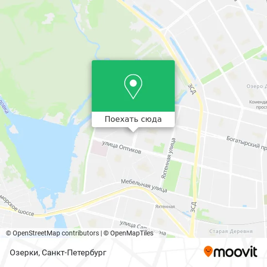 Карта Озерки