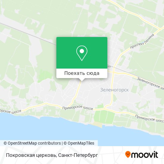 Карта Покровская церковь