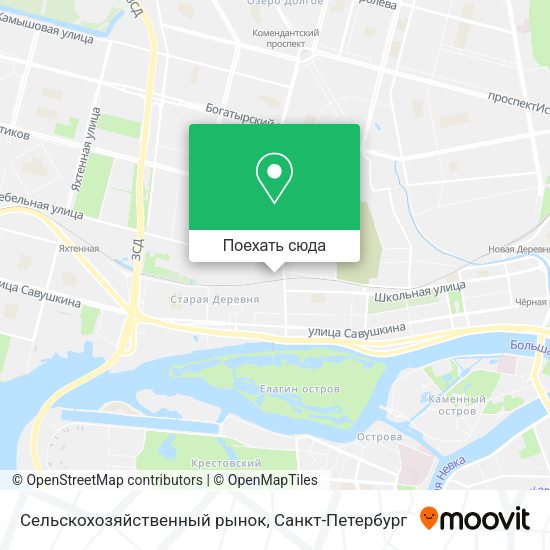 Карта Сельскохозяйственный рынок