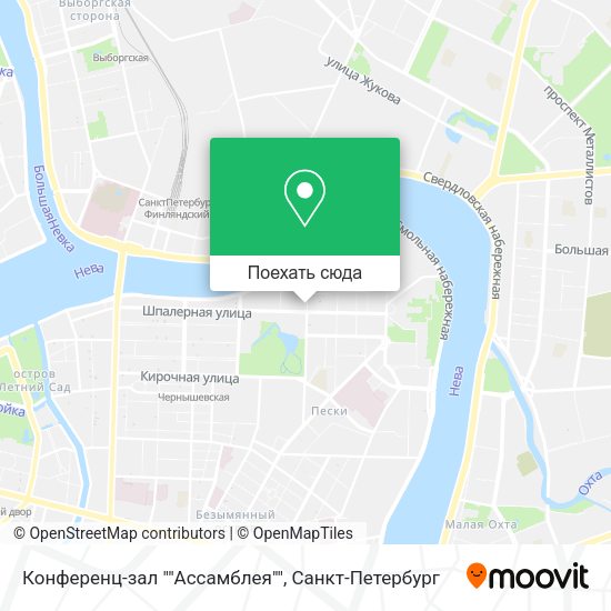 Карта Конференц-зал ""Ассамблея""