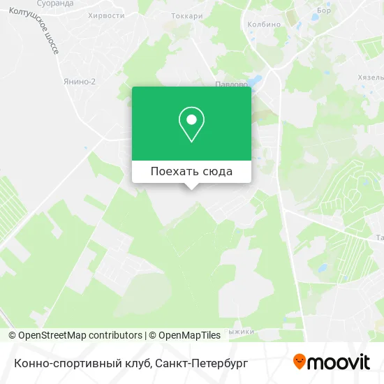 Карта Конно-спортивный клуб