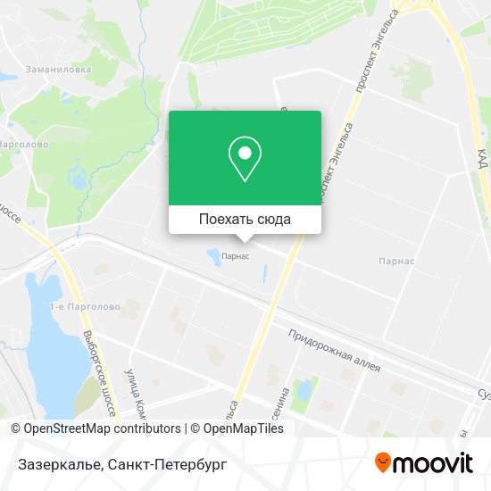 Карта Зазеркалье