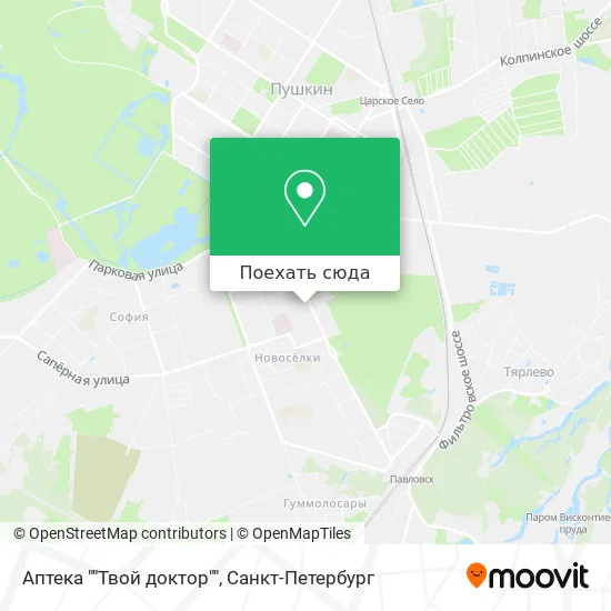 Карта Аптека ""Твой доктор""