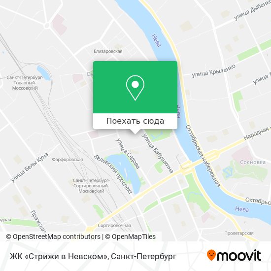 Карта ЖК «Стрижи в Невском»