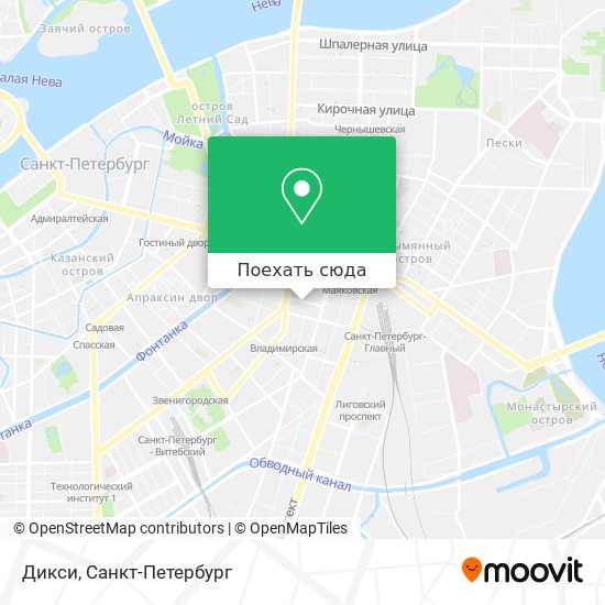 Карта Дикси