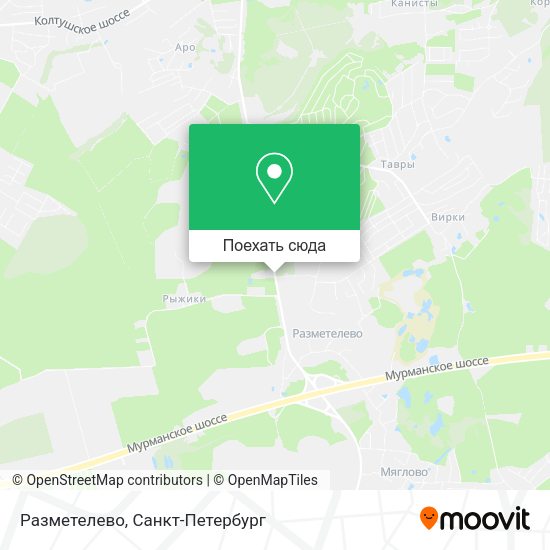 Карта Разметелево