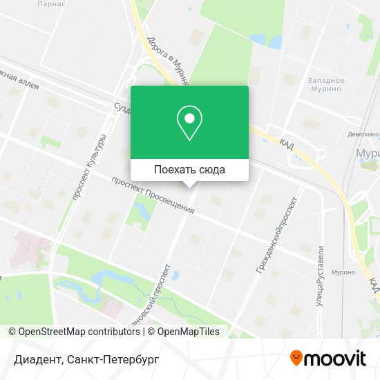 Карта Диадент