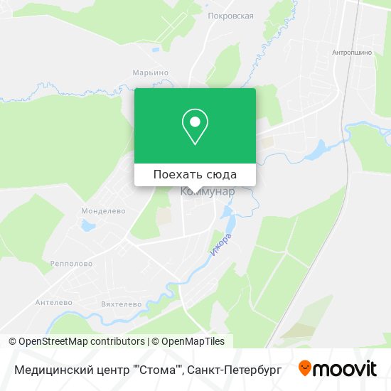 Карта Медицинский центр ""Стома""